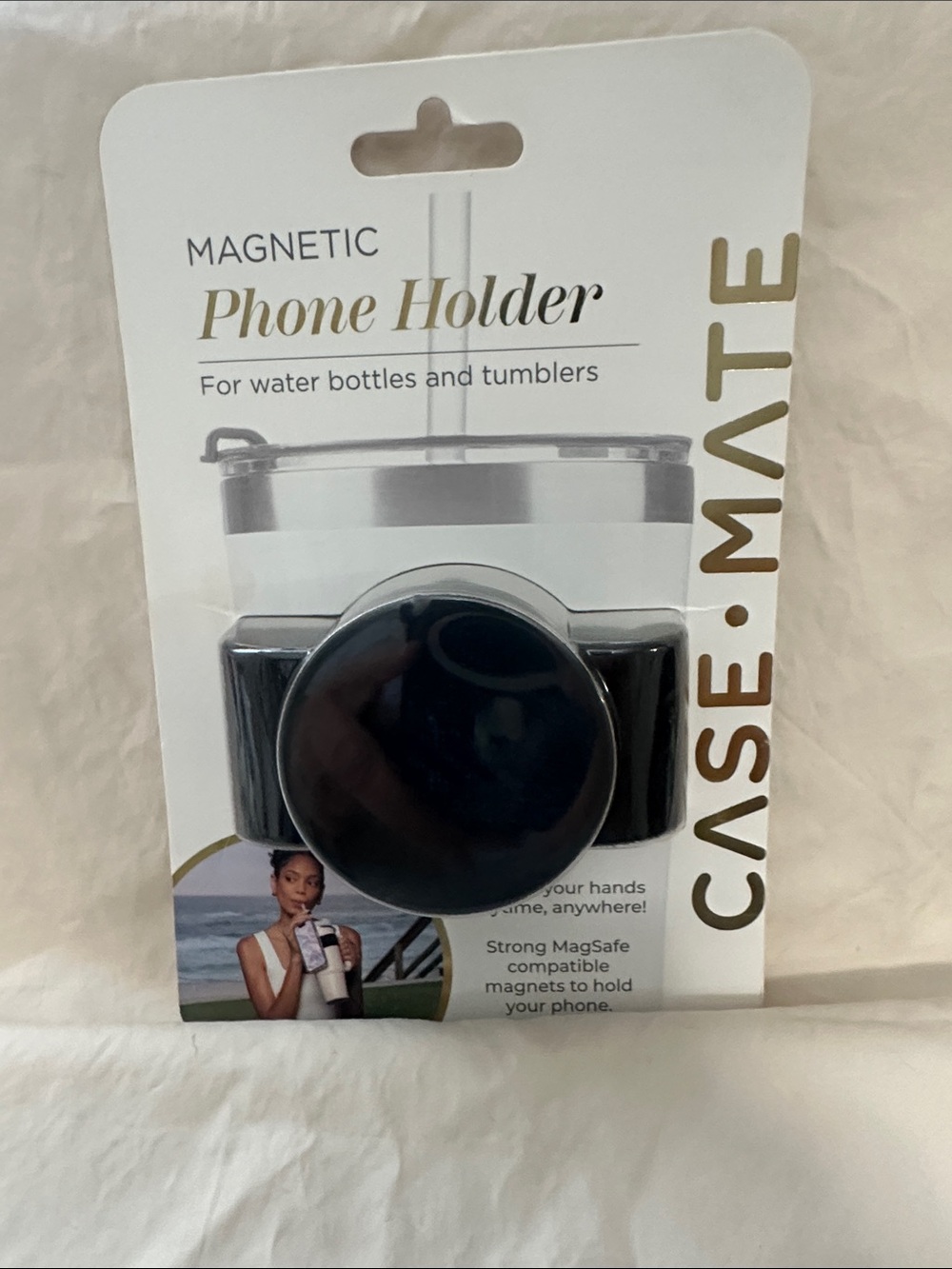 case-mate Magnetic Phone Holder for Tumblers - Black NWT